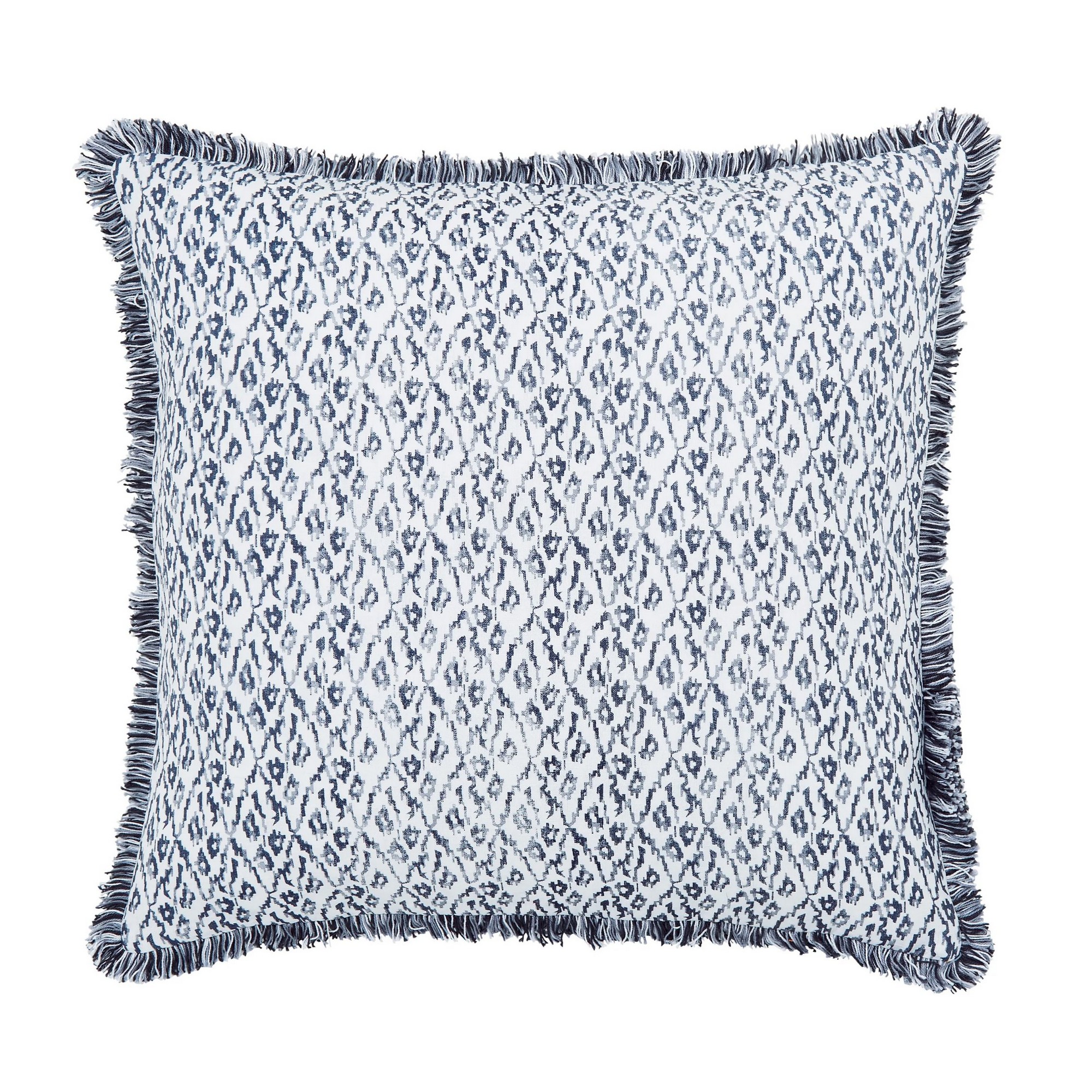 Miya Cushion By Bedeck Of Belfast In Chambray Blue